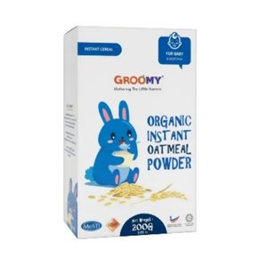 Groomy Organic Instant Oatmeal Powder