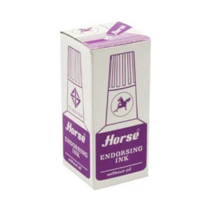 Horse Refill Ink For Stamp Pad 30 cc (Violet)