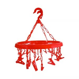 Npoly Round Cloth Hanger (Red)