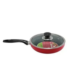 RFL Topper Nonstick Glamour Fry Pan with Lid (Red) 26 cm