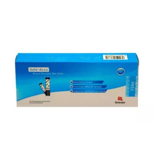 Safe-Accu Blood Glucose Test Strip In Foil Pack